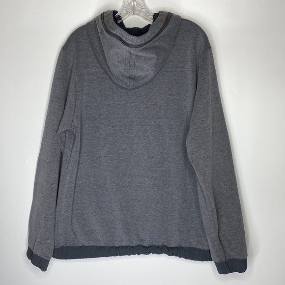 Under Armor Grey Hooded Loose Fit Sweatshirt Large - Picture 2 of 6